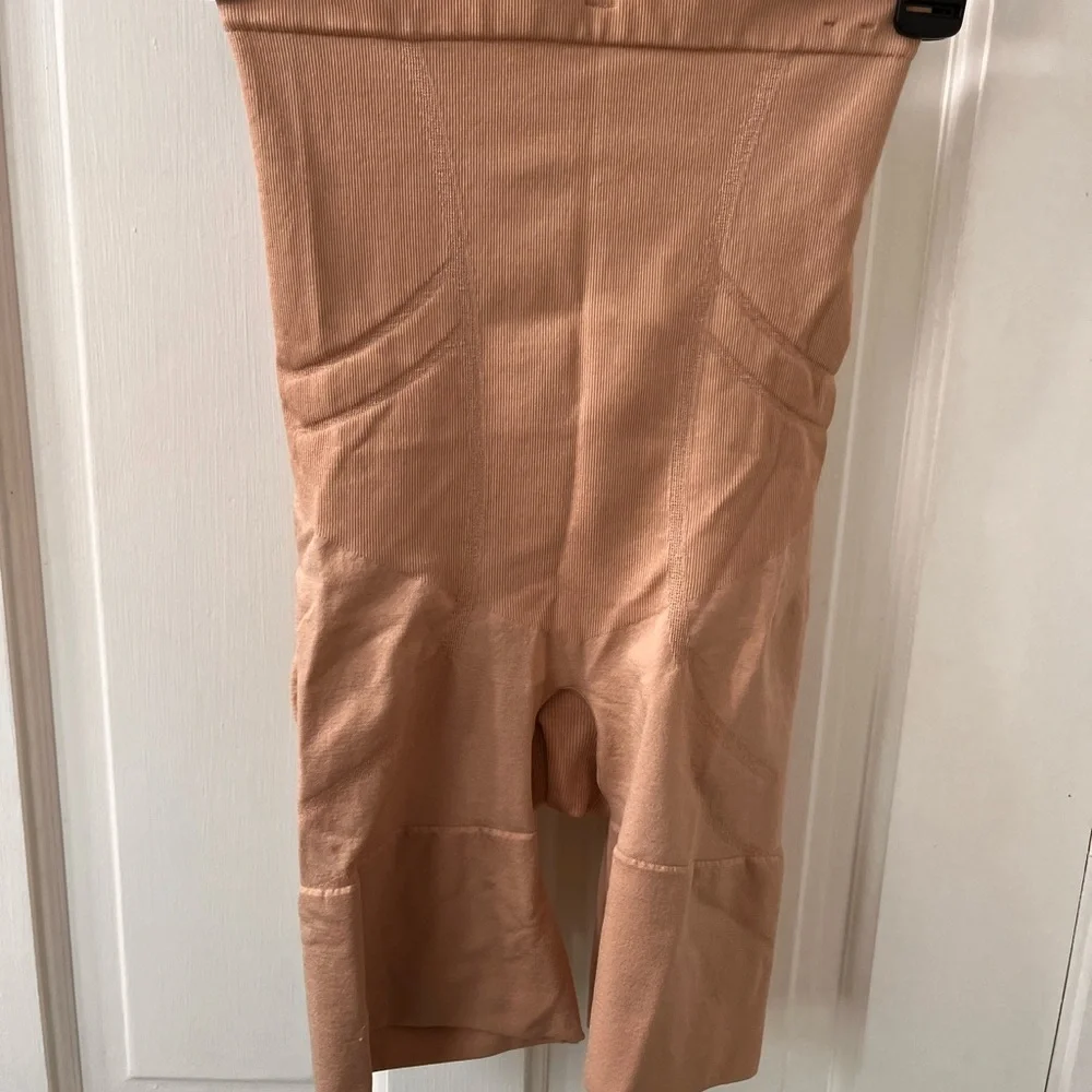SPANX High-Waisted Shapewear Shorts in Nude